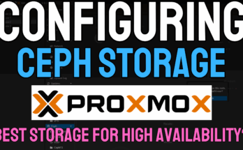 Configurando a storage ceph no proxmox para alta disponibilidade